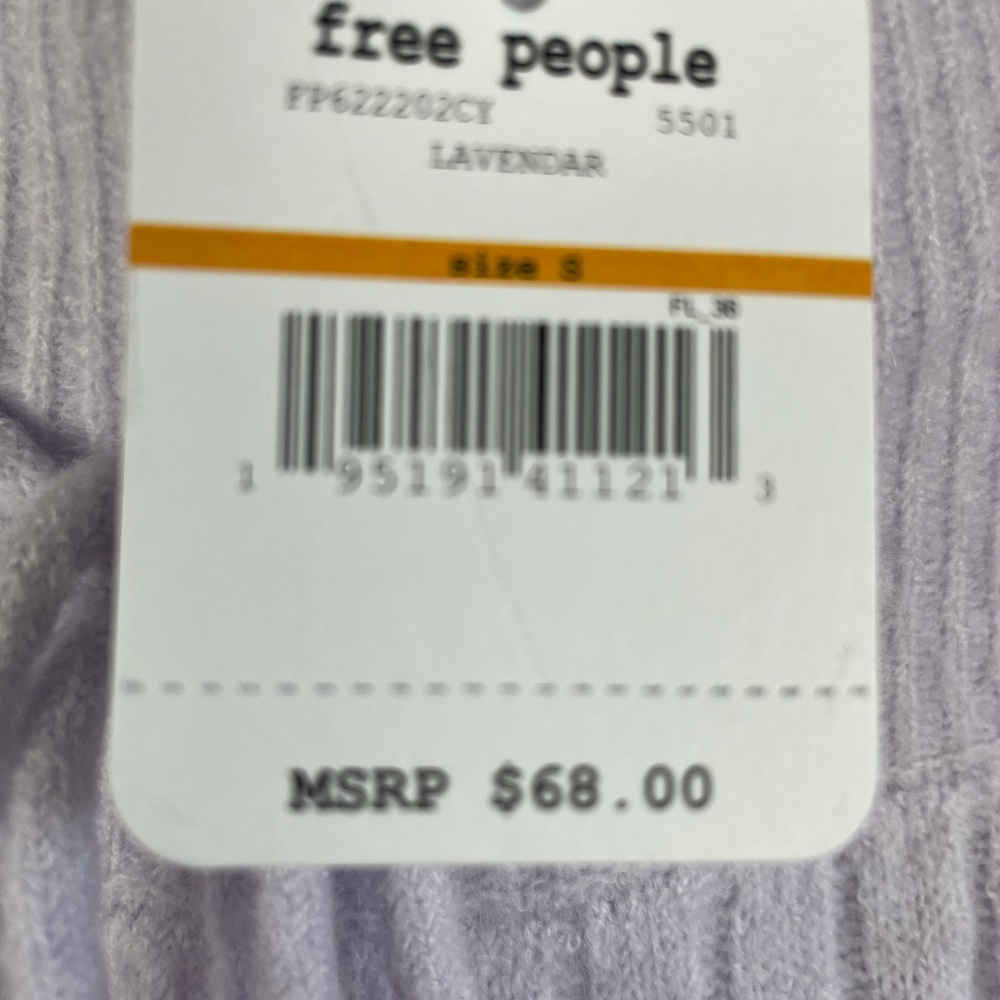 Free People  Around The Clock Jogger Pants Lavendar  S NWT - Picture 7 of 10